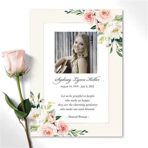 How To Make Funeral Memorial Cards Mariella Rickard