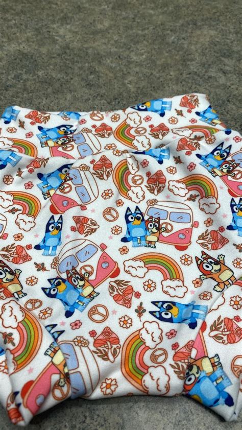 Bluey Rainbows Bummies Diaper Covers Bloomers For Babies And Toddlers