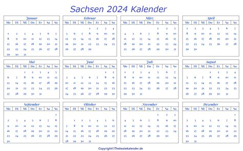 Sachsen 2024 Kalender Zum Ausdrucken The Beste Kalender