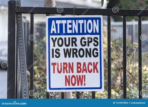 Your Gps Is Wrong Stock Photo Image Of Concept Locate 161097802