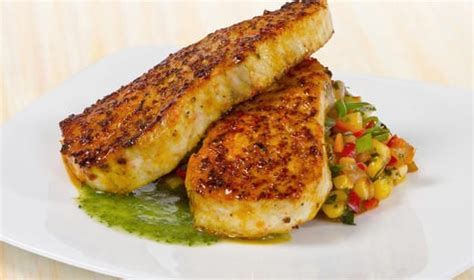 Naples Fishing Recipes Latin Spiced Florida Amberjack With Corn Relish