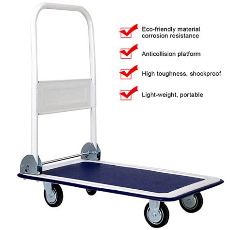 Buy Costway 330lbs Platform Cart Dolly Folding Foldable Moving