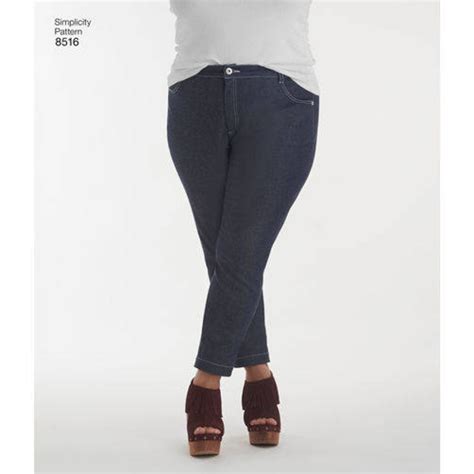 Simplicity Sewing Pattern 8516 Misses Mimi G Skinny Jeans Etsy