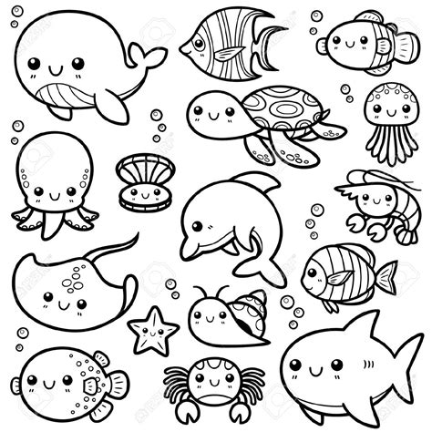 Best Ocean Animals Coloring Pages For Kids Best Coloring Pages For Kids