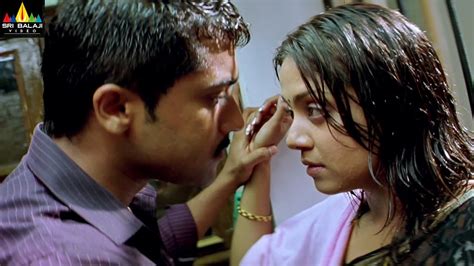 Nuvu Nenu Prema Movie Suriya And Jyothika Love Scene Telugu Movie Scenes Sri Balaji Video