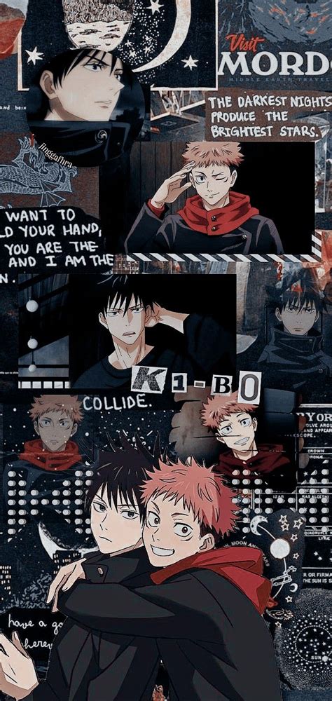 Jujutsu Kaisen Collage Wallpapers On Wallpapersafari