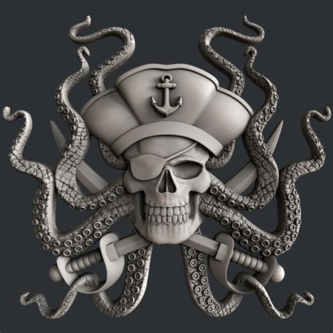 3d Stl Models For Cnc Router Pirate Etsy Pirate Skull Cnc Router Pirates