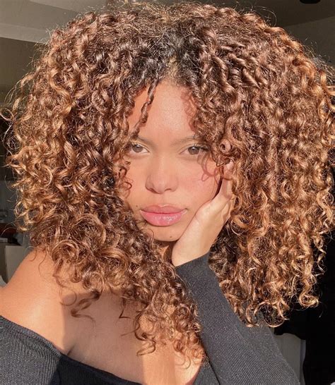 Pinterest Curlylicious Cabelo Crespo Com Mechas Meninas Com Cabelo