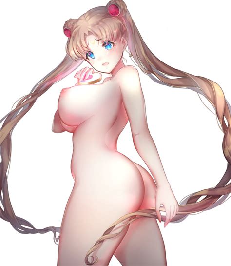 Rule 34 1girls Ass Bishoujo Senshi Sailor Moon Blonde Hair Blue Eyes Breasts Embarrassed