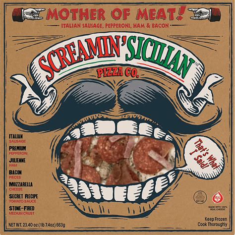 Screamin Sicilian Pizza Co Pizza Mother Of Meat Oz Multiserve