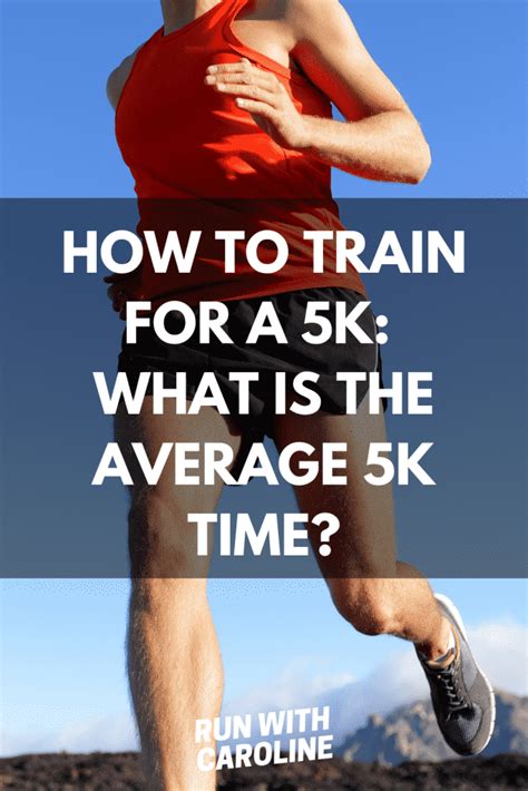what is a good 5k time average 5k time by age and gender run with caroline