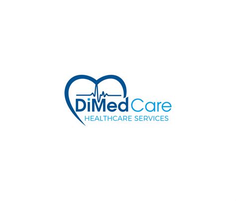 Elegant Modern Healthcare Logo Design For Dimed Care Healthcare