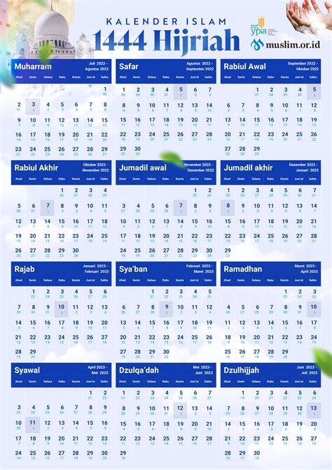 Foto Dakwah Download PDF Kalender Islam Hijriyah H