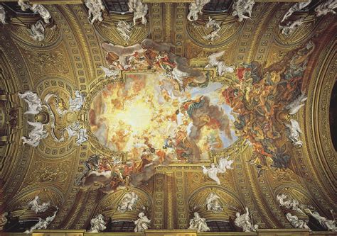 Rome's baroque churches are so richly decorated that one often notices the ceiling decorations only as one is leaving the church. Baroque Art in Italy & Spain - Art History 102 with Leone ...