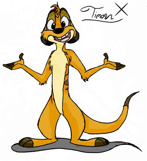 Timon The Meerkat By Werewolf056 On Deviantart
