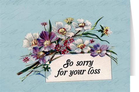 And yet, it's never overwhelming as much as engrossing. So Sorry for Your Loss Greeting Card
