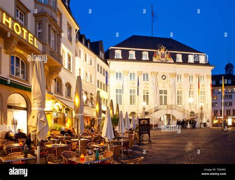 Old Town Hall In The Evening Germany North Rhine Westphalia Bonn