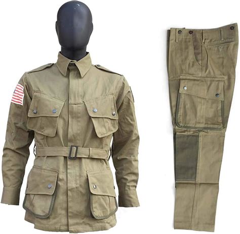 Jxs Us M42 Paratrooper Uniformww2 Us Military Uniform 100 Cotton