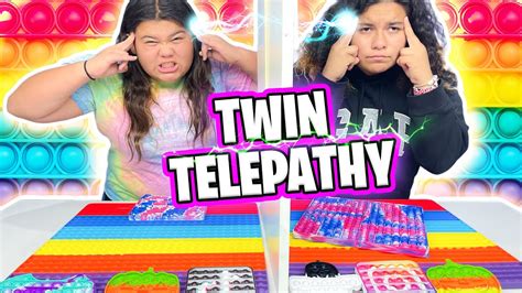 Twin Telepathy Fidget Toy Challenge Youtube