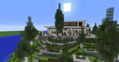 This is available for minecraft pe (bedrock) version. Modern Mansion on a island for mc bedrock edition ...