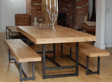 Modern Bench Style Dining Table Set Ideas Homesfeed