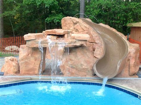 Building an inground swimming pool is not for the faint of heart. RicoRock Slide Package w/ Inter-fab Slide