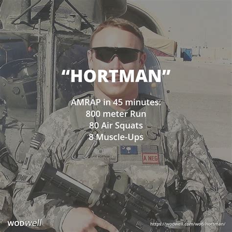 Hortman Wod Amrap In 45 Minutes 800 Meter Run 80 Air Squats 8