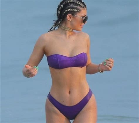 Kylie Jenner S First Thong Bikini Pics As An Adult