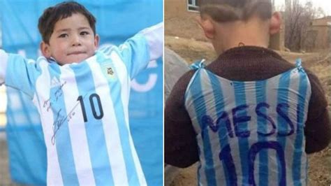 Lionel Messi A Jeho Dojemné Gesto Příběh Agfhánského Chlapečka V Dresu