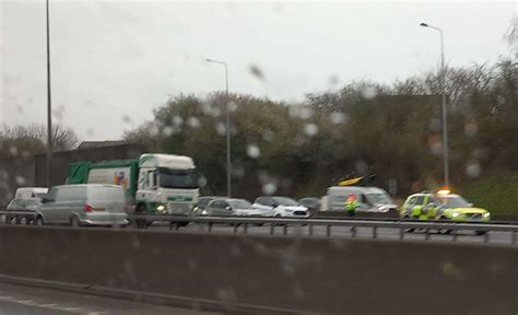 Congestion On A229 Blue Bell Hill Near Maidstone Due To Crash Between