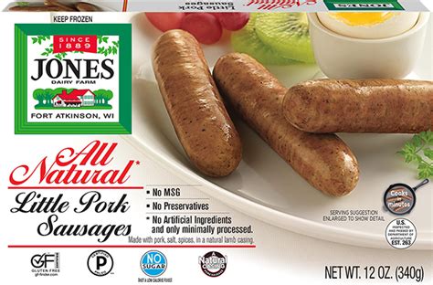 All Natural Little Pork Sausage Links Products Jones Dairy Farm