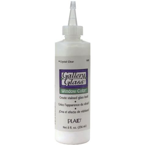 Geekshive Gallery Glass Paint Crystal Clear 8 Oz Stained Glass