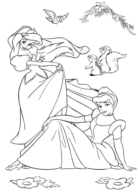 Dibujos Para Colorear Princesas Disney