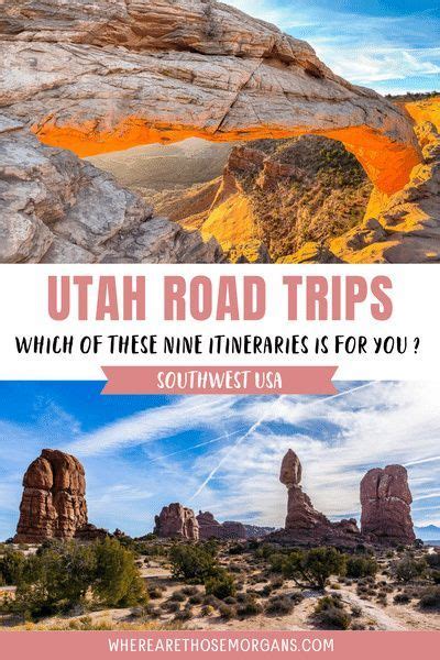 Nine Utah Road Trip Itineraries Which Is Your Favorite Utah Road