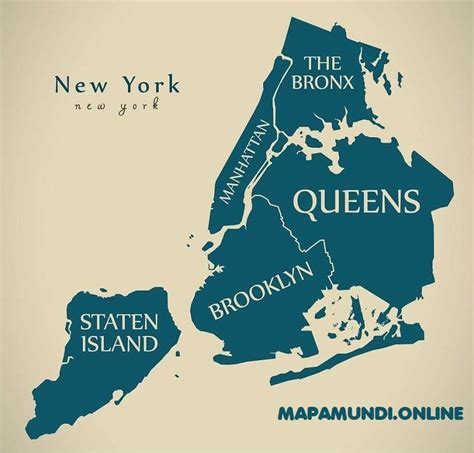 Lista 91 Foto Mapa De Nueva York Con Nombres Lleno 102023