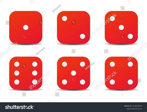 Dice Sides Dice Faces Icon Set Stock Vector Royalty Free 2140410527