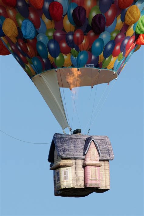 Disneys Creative Hot Air Balloon Recreates Up House