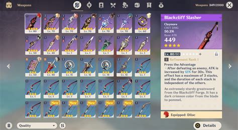This page contains the complete details of rainslasher in genshin impact. SOLD - AR46 Diluc, Venti, 12k+ primogems and 60 fragile ...