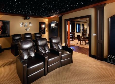 Home Theater Ideas For Small Rooms Red Seats Green Cushions Wall Custom Cool Elements And Style