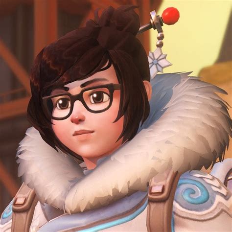 Meis In Game Model With Her Concept Art Face Overwatch