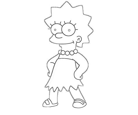 Simpsons tattoo simpsons drawings simpsons art cartoon drawings cartoon coloring pages disney coloring pages coloring pages for kids coloring books doodle art. Lisa Simpson Coloring Pages Coloring Pages