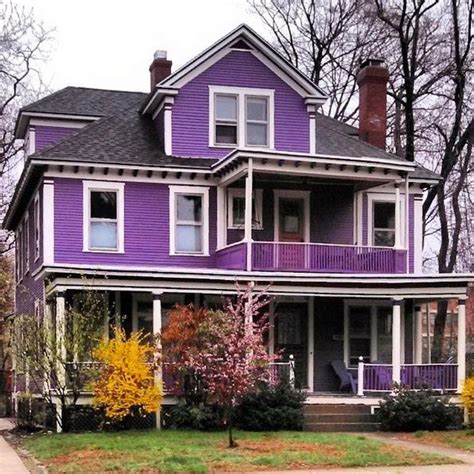 Dark purple house escape is an escape game developed by games clicker. Purple rain dreaming, an old purple house | House colors ...