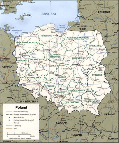 Carte géographique de pologne carte de la pologne club des voyages planisphère : Cartes de Pologne - Carte-monde.org
