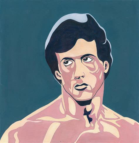 Sylvester Stallone Painting By Andres Ortega Fine Art America