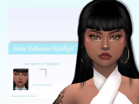 Aimee Katharine Highlight By Ladysimmer94 At Tsr Sims 4 Updates
