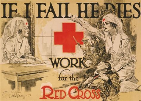 Wwi Ww1 Red Cross Nurse Poster Polish Vintage War 1317 57047724
