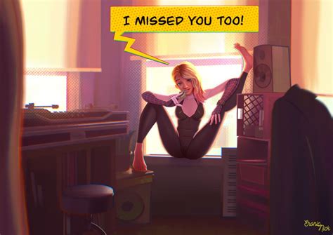 You Got A Minute Miles Morales X Gwen Stacy By Nickeronic Spider