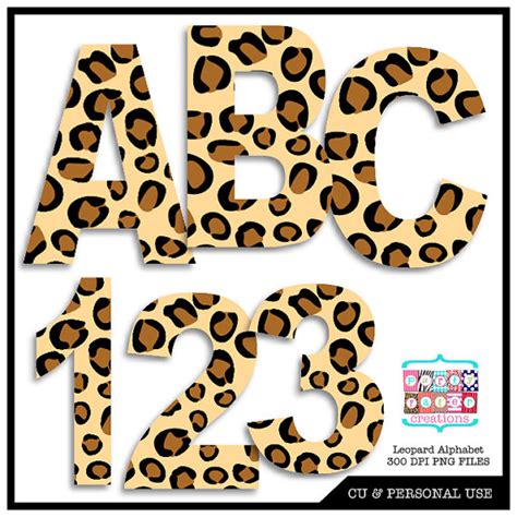 Animal Print Letters Clip Art 20 Free Cliparts Download Images On