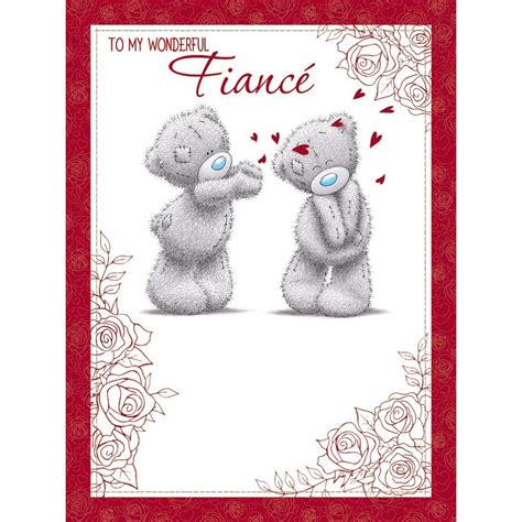 Maybe you would like to learn more about one of these? Fiance Large Me to You Bear Valentines Day Card (V01LZ105 ...
