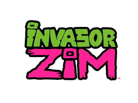 Invader Zim Pt Br Logo Invasor Zim By Greenbadger29 On Deviantart